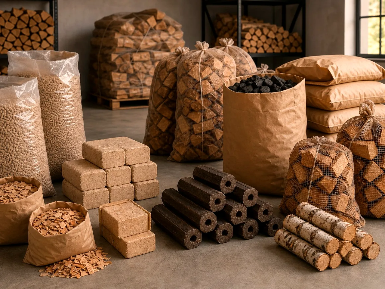 Топливные брикеты RUF из берёзы в Кемерове